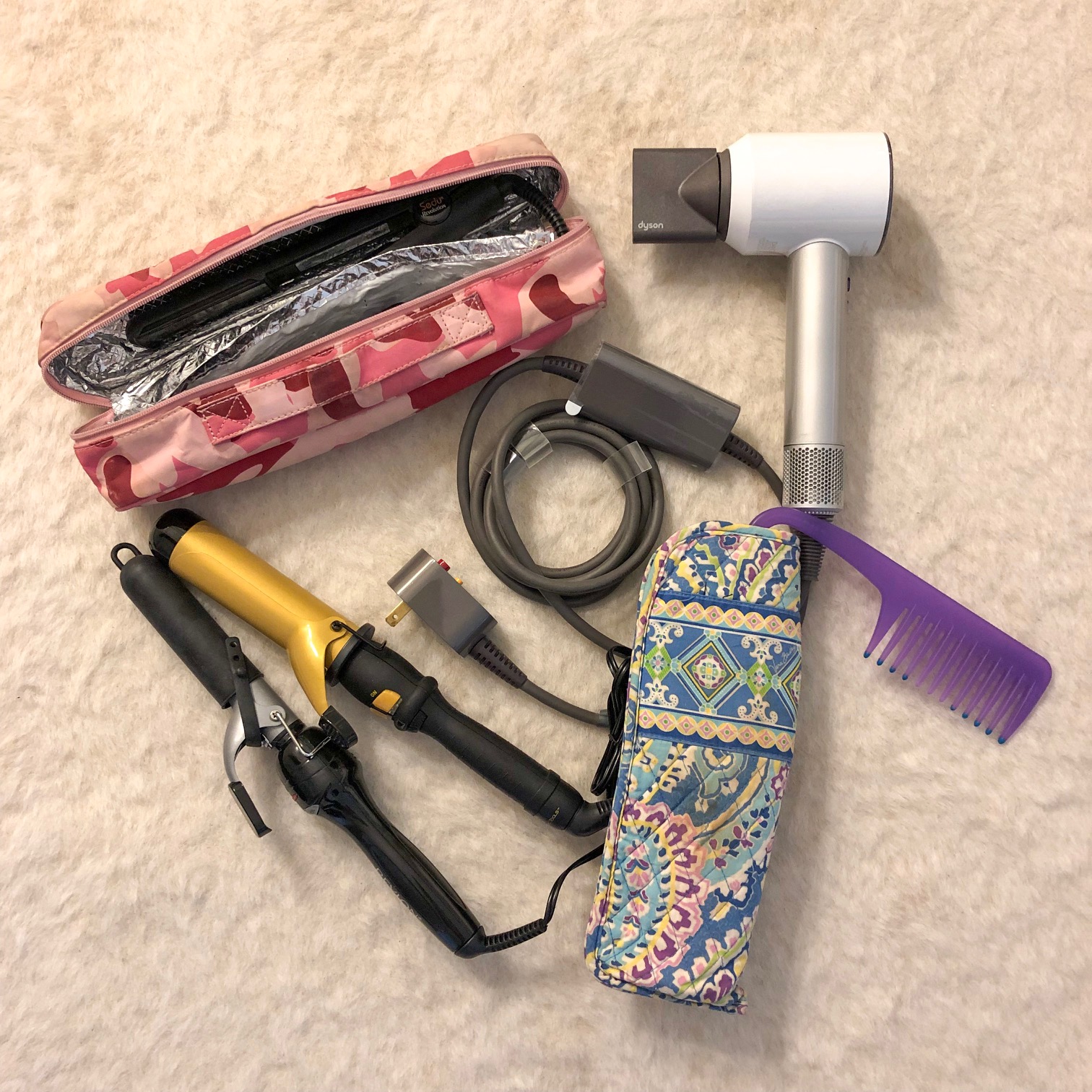 Packing Hair Tools
