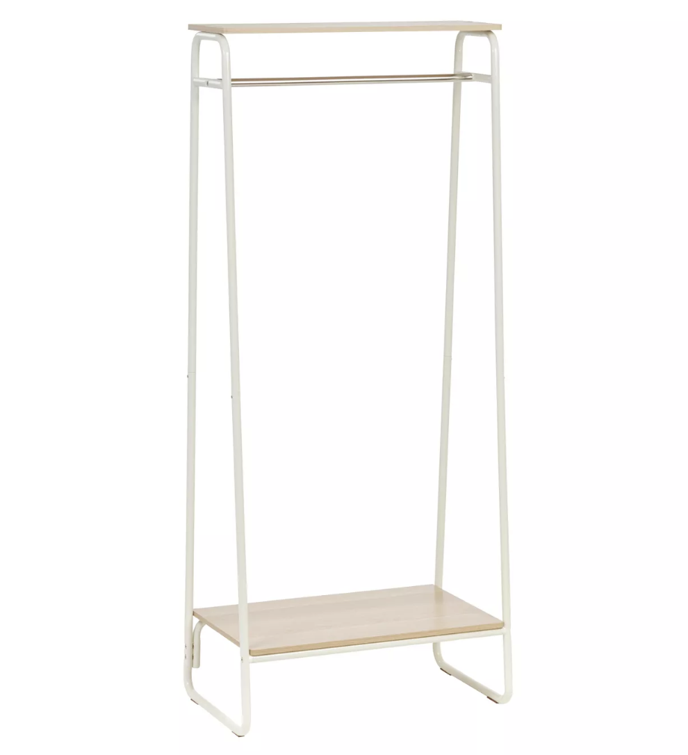 Dual Shelf Garment Rack